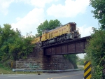 UPY 1316 crossing the County Highway E overpass